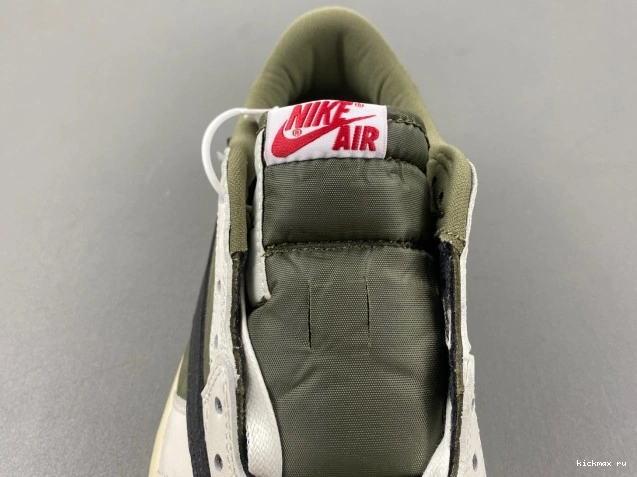 Cheap MAX DM7866-200 X JORDAN 1 OLIVE LOW TRAVIS AIR OG SCOTT MEDIUM 0719